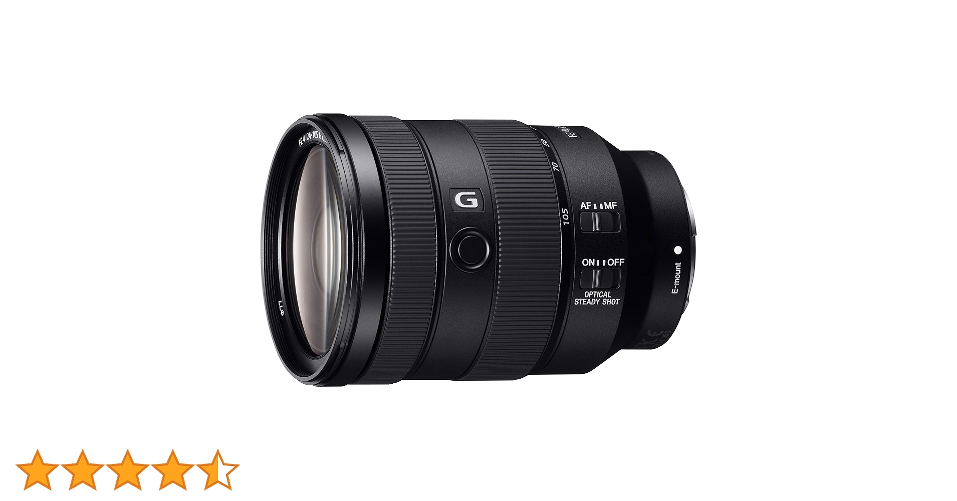 Sony - FE 24-105mm F4 G OSS Standard Zoom Lens (SEL24105G) Black